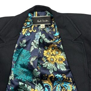 Paul Smith Women’s Blazer 3/4 Length Sleeves Button Closure Three Front Pockets